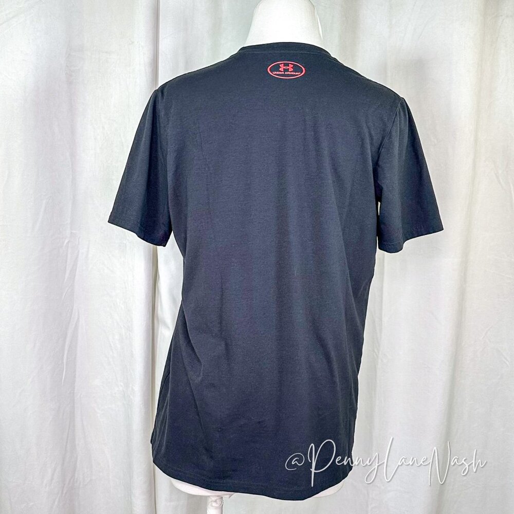 Under Armor Freedom American Flag Baseball T-shirt Black - Picture 7 of 10